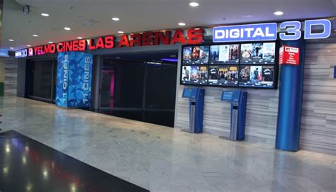 cartelera multicines las arenas|Cine Yelmo Las Arenas 3D 